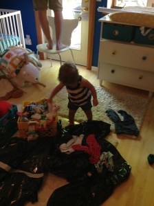 I forget: am I supposed to let her play with plastic bags or not?