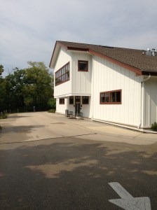 This outside does not reveal the amazingness of this visitor center.