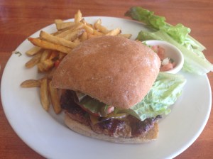 Hugo's turkey burger