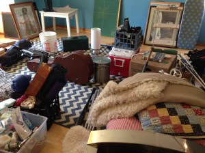 Everything up from the basement in the condo